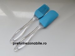 Set pensula si spatula silicon